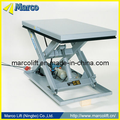 Запрос на заказ 0,5-1 тонны Marco Single Scissor Lift Table с сертификацией CE