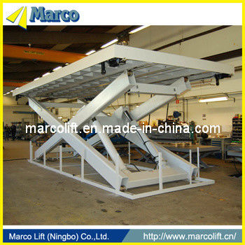 Уровень веса 6 тонн Marco Single Scissor Lift Table с одобрением CE и изоляцией